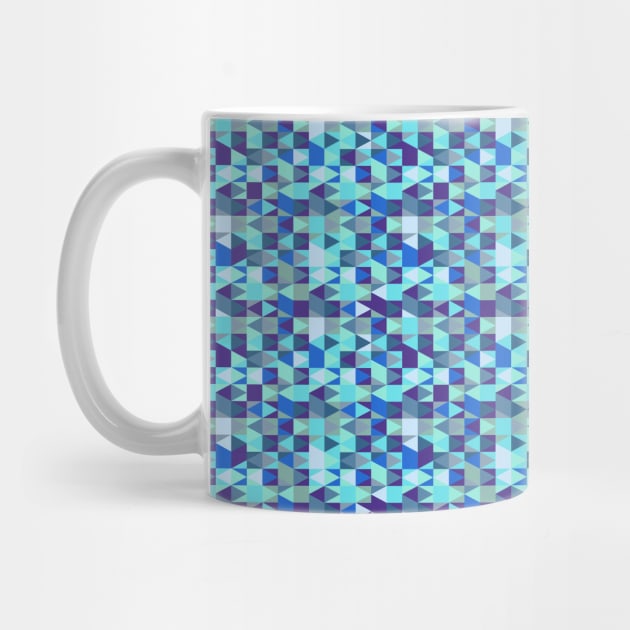 Abstract Blue Diamond Pattern by saradaboru